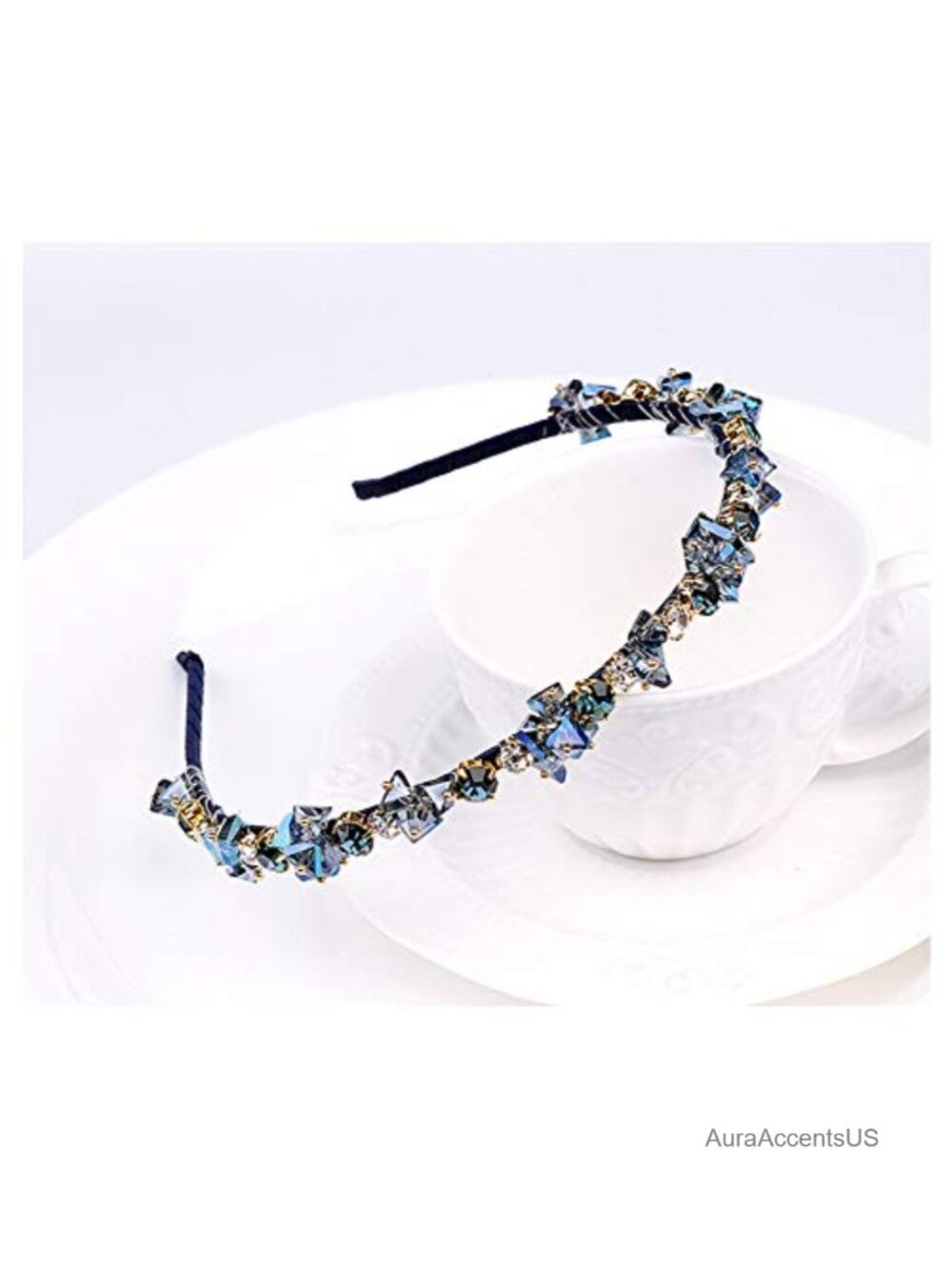 Rhinestone Bridal Headband Sparkling Hair Accessory for Wedding